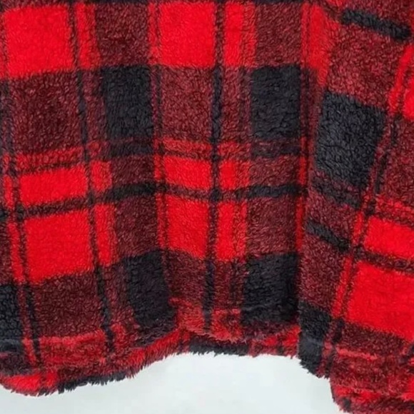Maurice's Sherpa Buffalo Plaid Top - Picture 2 of 4
